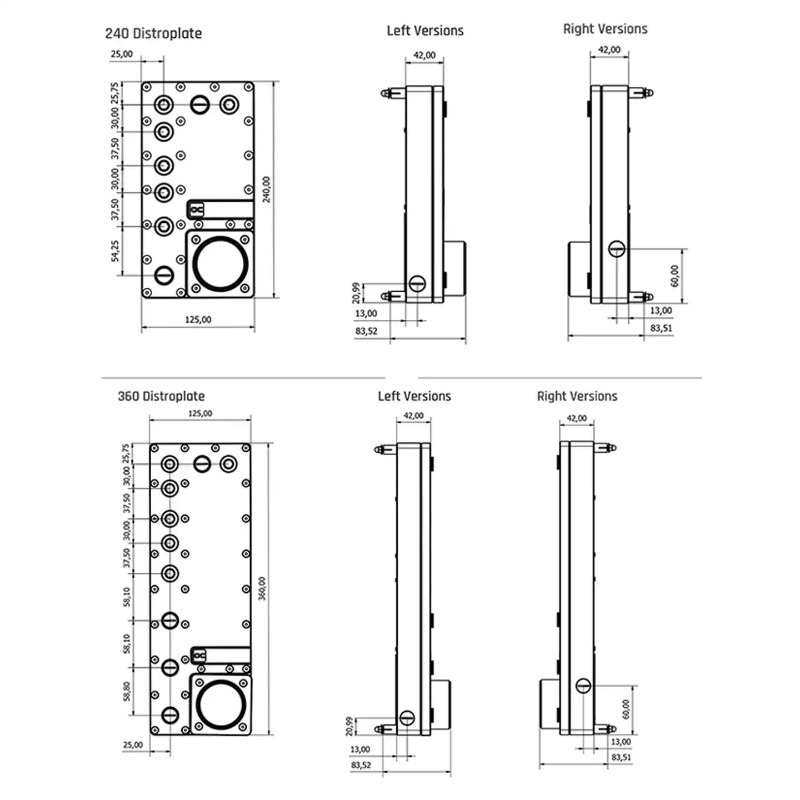 แผ่นกระจายความร้อน Alphacool C - Integrated Pump Reservoir Distro Plate บทวิจารณ์และราคา