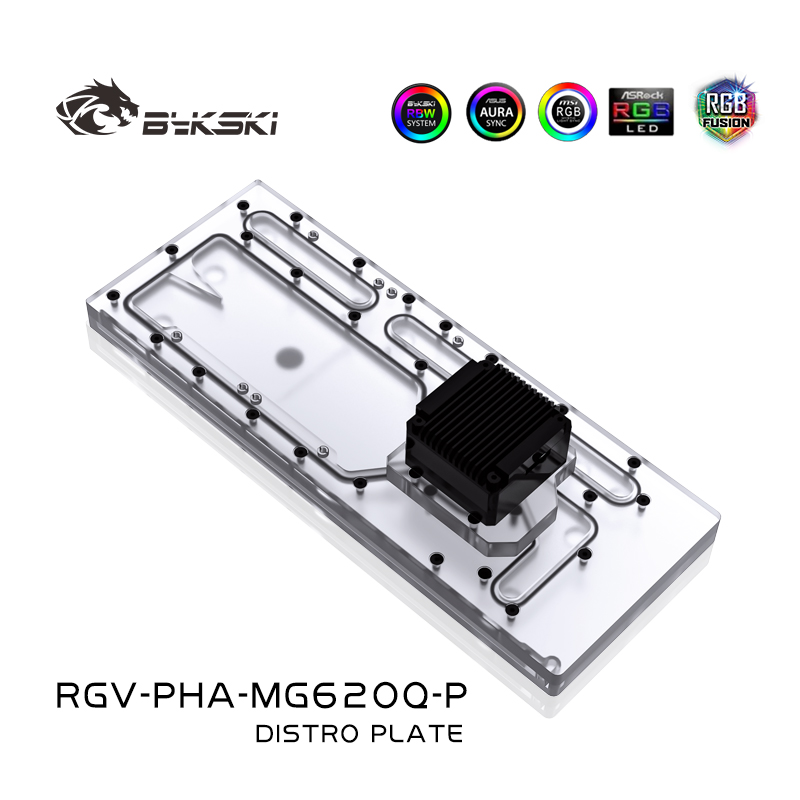 BYKSKI อะคริลิคถังใช้สําหรับ P - Distro Plate Ddc Pump Combo บทวิจารณ์และราคา